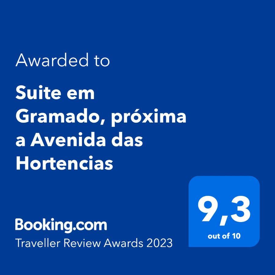 Suite Em Gramado, Proxima A Avenida Das Hortencias Esterno foto